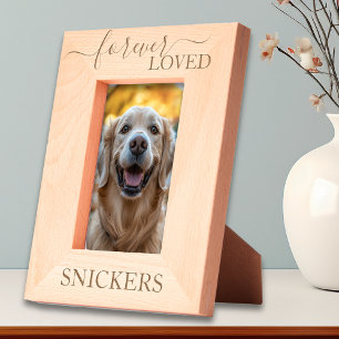 Pet Memorial Forever Loved  Engraved Frames