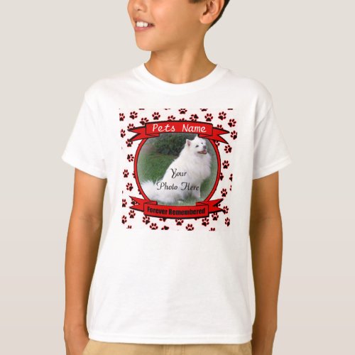 Pet Memorial _ Forever Remembered Keepsake T_Shirt