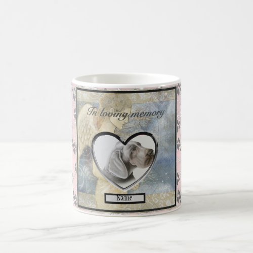 Pet Memorial Gift Angel Personalized Coffee Mug