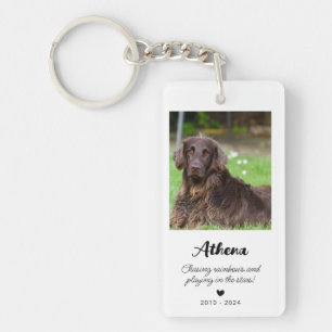 Pet Memorial Gift In Loving Memory Keychain