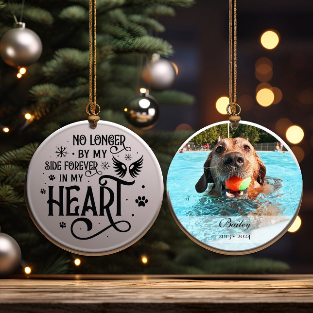 Pet Memorial Gift Personalized Dog Memorial Ceramic Ornament (Creator Uploaded)