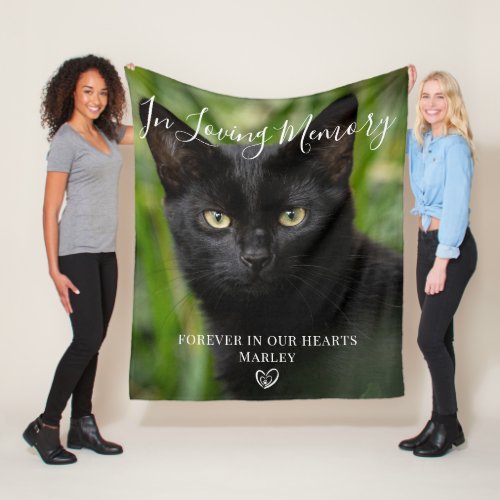 Pet Memorial Gift  Personalized Pet Loss Fleece Blanket