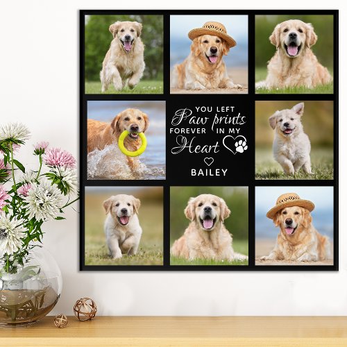 Pet Memorial Gift Personalized Pet Loss Keepsake P Acrylic Print