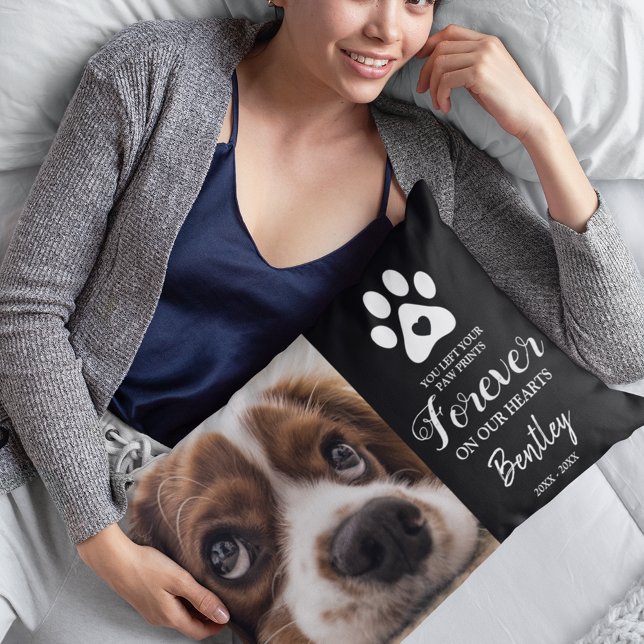 Pet Memorial Gift | Tribute Picture Accent Pillow (Creator Uploaded)