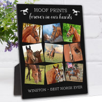 Pet Memorial Hoof Prints Horse Photo Collage