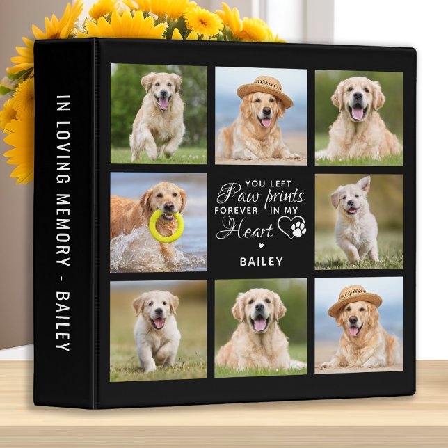 Pet Memorial In Loving Memory Photo Album 3 Ring Binder (Creator Uploaded)
