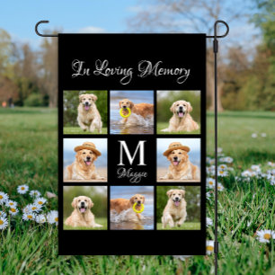 Pet Memorial In Loving Memory Photo Pet Loss Garden Flag