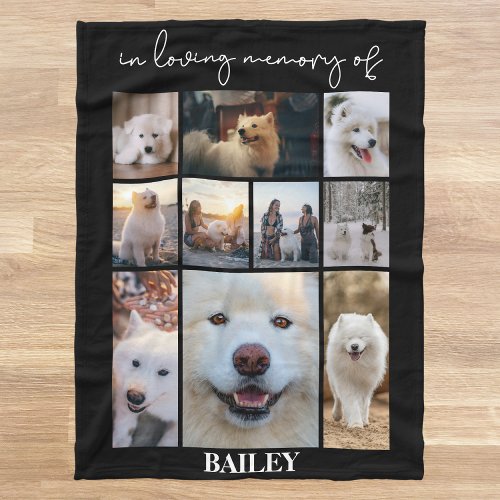Pet Memorial Keepsake Photo Collage Name 