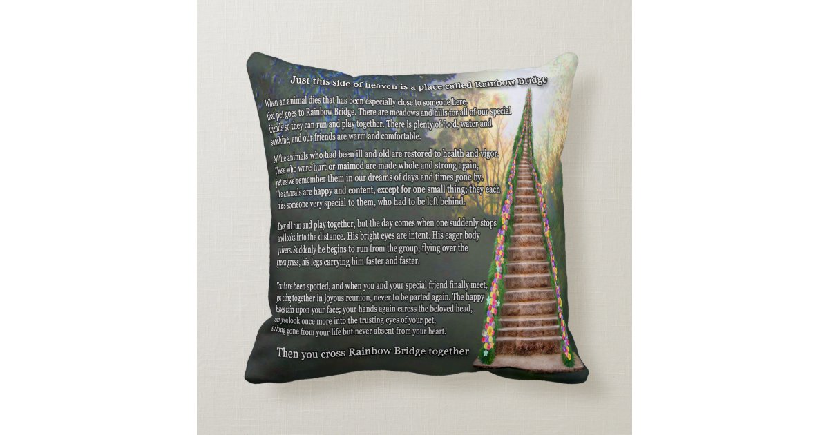 cat memorial pillow