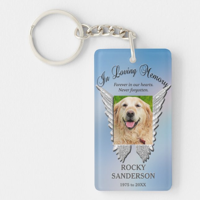 Pet Memorial Keychain (Front)