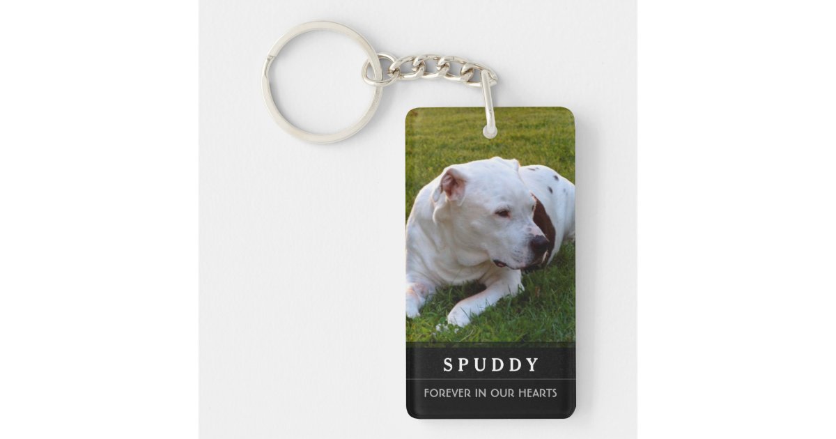 Bulldog pet memorial keychain, pet keepsake, dog key chain, dog bag charm,  English bulldog jewelry, pet loss, jewellery