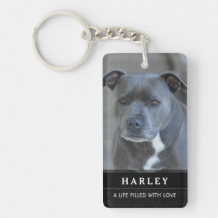 Pet Memorial Keychain - In Our Hearts Poem