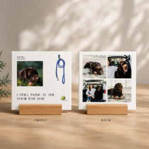 Pet Memorial Leash & Photo Keepsake Print Holder