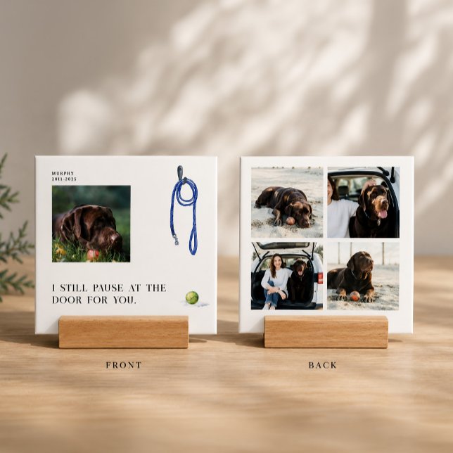 Pet Memorial Leash & Photo Keepsake Print Holder (Creator Uploaded)