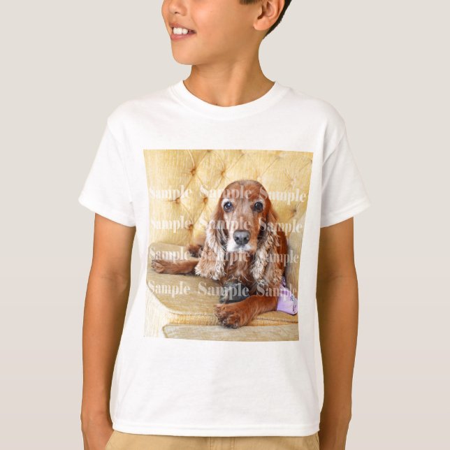 Pet memorial memory / PERSONALIZE photo T-Shirt (Front)