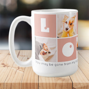 Pet Memorial Modern Remembrance Photos Keepsake Coffee Mug