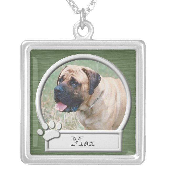Pet Memorial Pendant Necklace (Front)