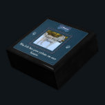 Pet Memorial - Perfect Memories in Blue Gift Box<br><div class="desc">Remember your beloved furry friend any time of the year with this elegant pet memorial keepsake box. Personalize it with your photo, name, and sentiments of your choice. Click on "Customize it" to change your photo size and placing or to change font colors or styles. Makes a thoughtful gift for...</div>