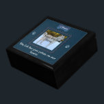 Pet Memorial - Perfect Memories in Blue Gift Box<br><div class="desc">Remember your beloved furry friend any time of the year with this elegant pet memorial keepsake box. Personalize it with your photo, name, and sentiments of your choice. Click on "Customize it" to change your photo size and placing or to change font colors or styles. Makes a thoughtful gift for...</div>