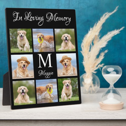 Pet Memorial Personalized In Loving Memory Photo Plaque