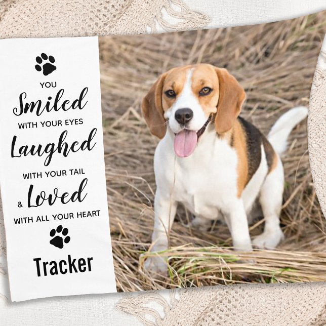 Pet Memorial Personalized Photo Fleece Blanket (Creator Uploaded)