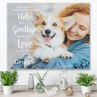 Pet Memorial Personalized Remembrance Dog Photo