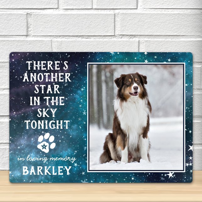 Pet Memorial Pet Loss Keepsake Dog Photo Plaque (Creator Uploaded)