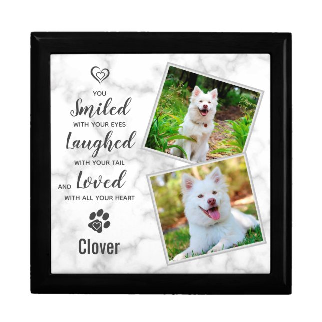 Pet Memorial Pet Loss Keepsake Gift Box (Front)