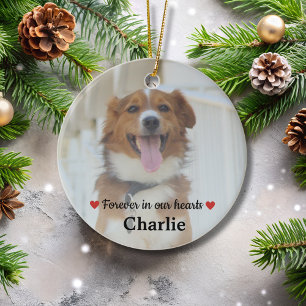 Pet Memorial Pet Loss Keepsake Gift Dog Photo Cera Ceramic Ornament