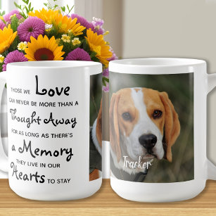 Pet Memorial Pet Loss Keepsake Photo Coffee Mug