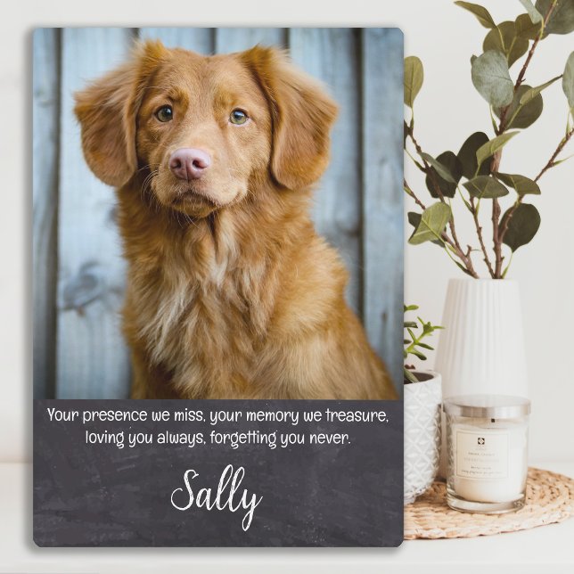 Pet Memorial - Pet Loss Quote - Sympathy Keepsake Plaque (Creator Uploaded)