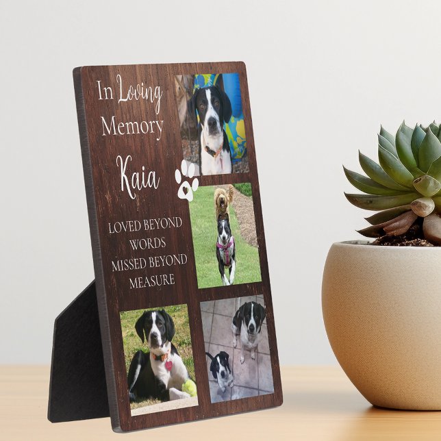 Pet Memorial Photo Keepsake Personalized   Plaque (Creator Uploaded)