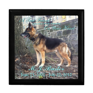 Pet Memorial Photo Memento Box