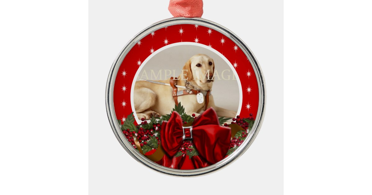 Pet memorial photo PERSONALIZE Metal Ornament | Zazzle