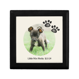 Pet Memorial Photo Personalized Gift Box