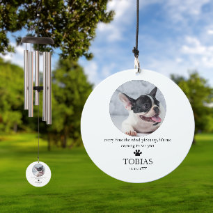 Pet Memorial Photo personalized Wind Chime