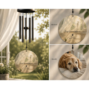 Pet Memorial Photo Sympathy Wind Chime