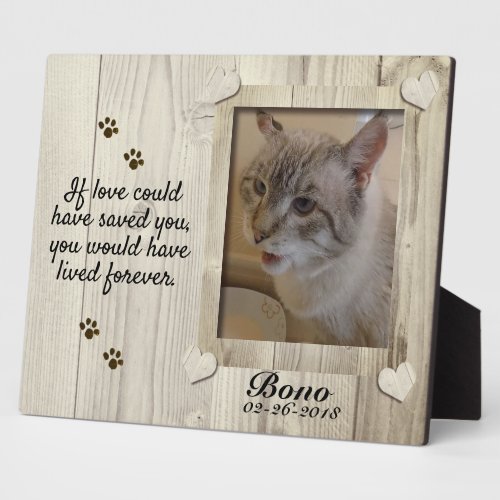 Pet Memorial Plaque