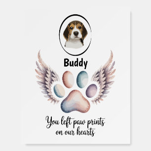 Pet Memorial Poster - Custom Name & Picture