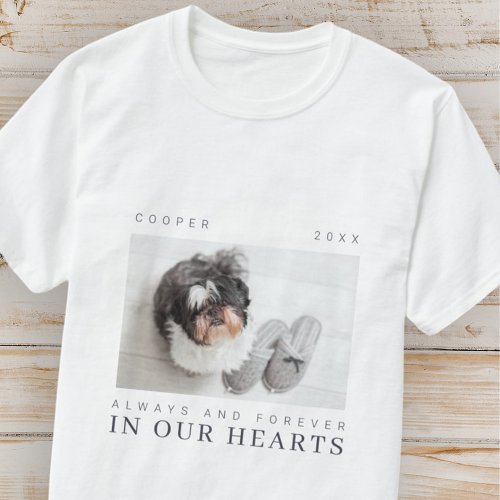 Pet Memorial Quote Simple Modern Chic Photo