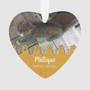 Pet Memorial Remembrance Beloved Keepsake Ornament