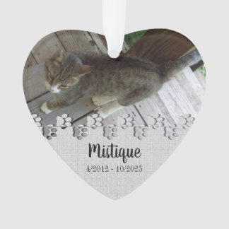 Pet Memorial Remembrance Beloved Keepsake Ornament