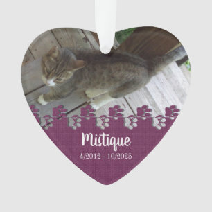 Pet Memorial Remembrance Beloved Keepsake Ornament