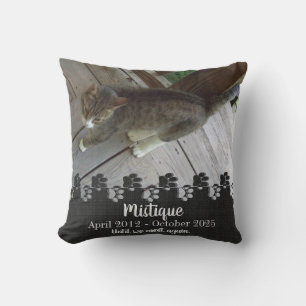 Pet Memorial Remembrance Beloved Keepsake Throw Pillow