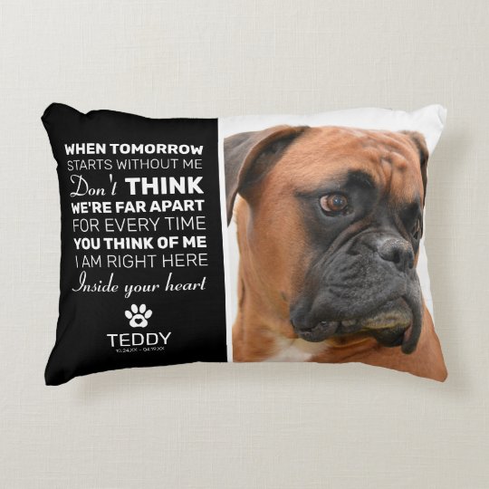 dog remembrance pillow