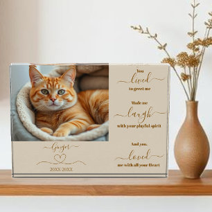 Pet Memorial Remembrance  Photo Block