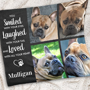 Pet Memorial Remembrance Poem Personalized Dog Fleece Blanket