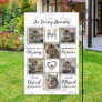 Pet Memorial Remembrance Unique Photo Collage Cat Garden Flag