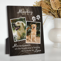 Pet Memorial Rustic Quote Photo