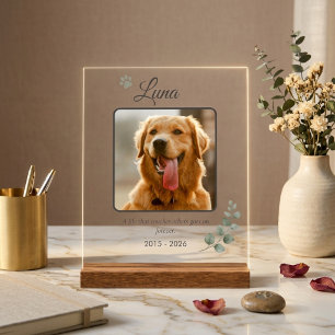 Pet Memorial Sign Personalized Photo Keepsake